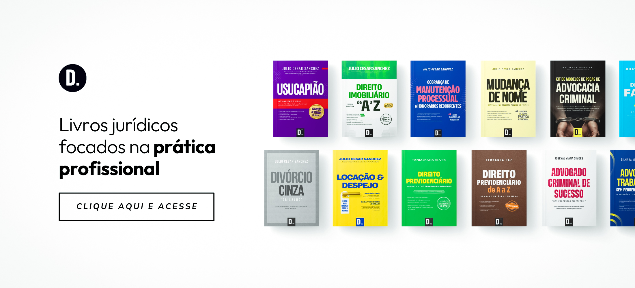 Banner CEL - Livros jurídicos focados na prática profissional
